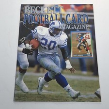 Barry Sanders / Christian Okoye Beckett Football Card Magazine #4 May 1990