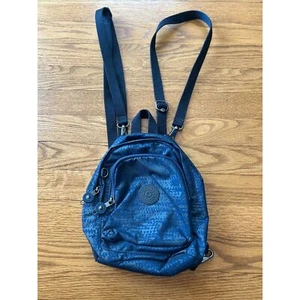 Kipling Delia Compact Convertible Mini Purse Backpack Blue - Picture 1 of 8