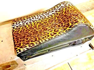 Vintage Kitty Cat Seat Cover Yellow Leopard Seat Cover Arctic Cat kitty Cat - Picture 1 of 5