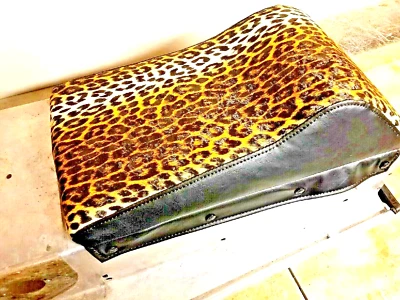 Vintage Kitty Cat Seat Cover Yellow Leopard Seat Cover Arctic Cat kitty Cat - Image 1 of 4