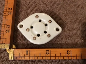 One Vintage 5 Pin Ceramic Porcelain Vacuum Tube Socket CNA-49328 Used - Picture 1 of 2
