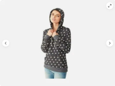 ALTERNATIVA MUJER ATLÉTICO JERSEY LUNARES SUDADERA CON CAPUCHA SUÉTER (NEGRO/BLANCO XL) NUEVO CON ETIQUETAS Foto 1 de 2