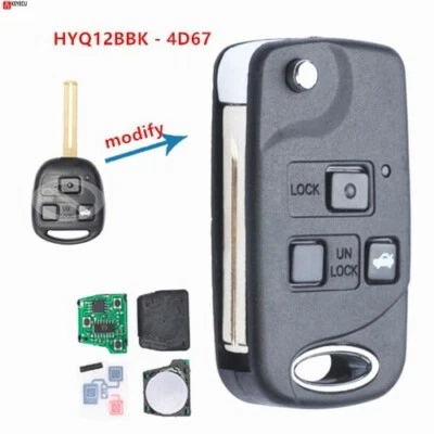 for Lexus ES330 LS430 SC430 2001-2010 Upgraded Remote Car Key Fob HYQ12BBK -4D67 - Image 1 of 4