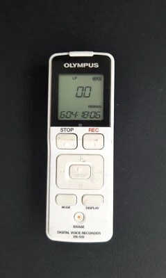 Olympus Digital Voice Recorder Dictaphone VN-520 Working - Image 1 of 4