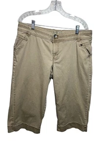Natural Reflections Womens Tan Kahki Brown Capri Hiking Casual Size 14 - Picture 1 of 8