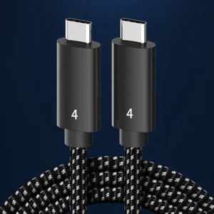 Thunderbolt4 40Gbps Type-C 240W 8K@60HZ Fast Charging Data Cable for iPhone14 15 - Picture 1 of 6
