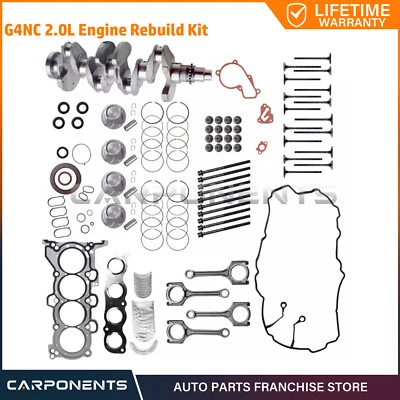 G4NC 2.0L Engine Rebuild Kit w/ Crankshaft & Rods For Hyundai Tucson Kia Soul US - Image 1 of 4