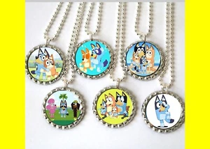 Bluey cartoon 10 Necklaces Necklace Birthday party favors gifts for Goody Bags - Picture 1 of 5