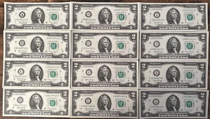 DOLLAR TWO $2 2017A 11 DISTRICT SET A - L con BLOCCO "A" CORRISPONDENTI ULTIME DUE CIFRE - Foto 1 di 21