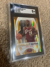2009 Panini Certified Lebron James Gold Team RED #10 /250 SGC 9 MINT RARE 👑