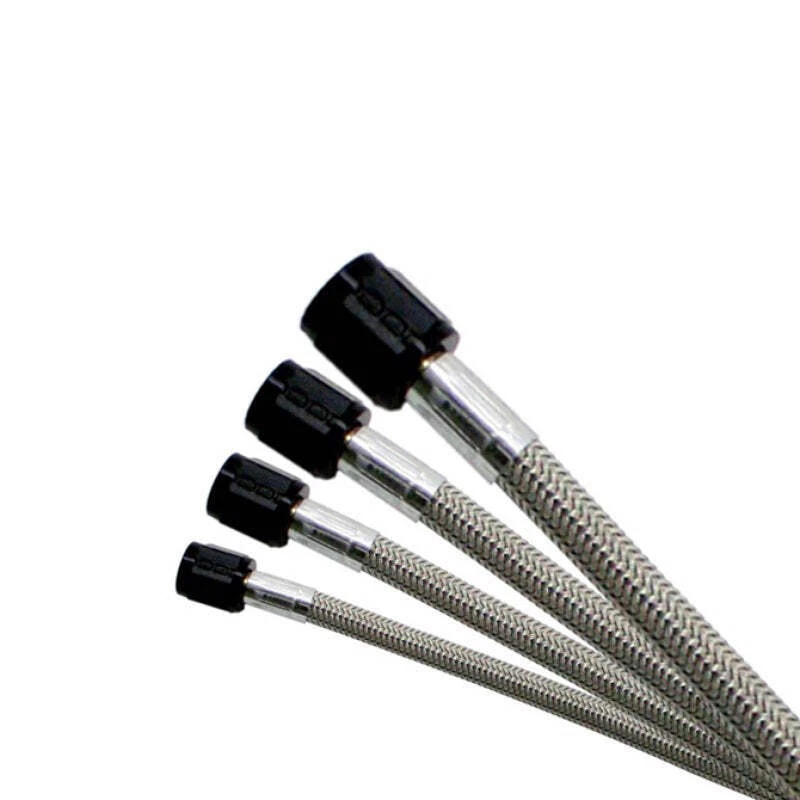 Manguera trenzada de acero inoxidable Nitrous Express 4AN 4 pies - negra Foto 1 de 4