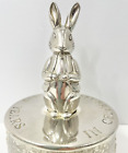 Peter Rabbit Silver Plated 100th Year Music Box Frederick Warn & Co 2002 RARE