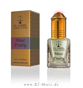 Musc Fruity 5ml Parfum Duft - El Nabil Misk Musk Parfümöl für HERREN & DAMEN  - Bild 1 von 3