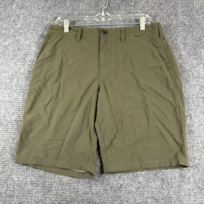 Hurley Pantalones Cortos Hombre 32 Verde Nike Dri-fit Malla Forrada Nylon Poli Spandex Foto 1 de 4