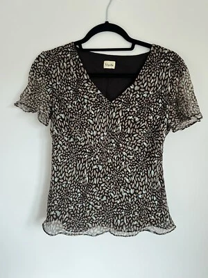 Viyella Silk Blouse Size 8 - Image 1 of 3