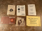 Manuels de montres numériques vintage DEL, lot d'instructions, Microma, Mercury Time, WWC