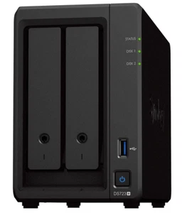 Synology DiskStation DS723+ 2 Bays NAS + 8TB (2x Seagate Ironwolf 4TB) - Picture 1 of 2