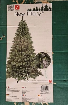 Albero Di Natale New Tiffany Flora 180 cm - Immagine 1 di 3