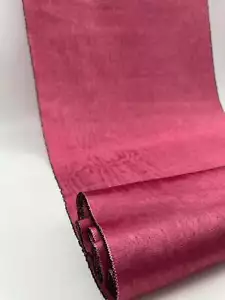 Pink Silk Moire Fabric By 2 Meters, Watermark Patterned, Multicolor Options. - Picture 1 of 12