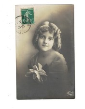 SA2540 FAMOUS CHILD MODEL GRETE REINWALD FLOWER CURLY AIR LOVELY SMILE RPPC