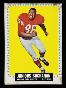 1964 Topps Football #92 Buck Buchanan HOF Rookie Kansas City Chiefs - Picture 1 of 2