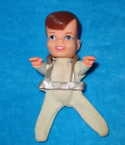 Remco 1970 ADVENTURE BOY Finger Ding ~5" Space Doll ~ORIGINAL Outfit ~Nice CLEAN - Picture 1 of 9