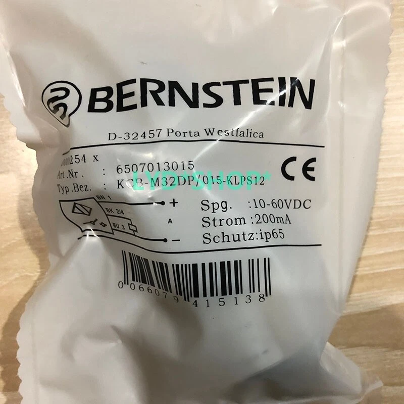 1Pcs for BERNSTEIN KCN-M18PS/012-KLPS12V Inductive proximity switch sensor