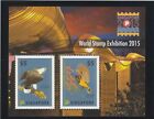 SINGAPORE 2012 WORLD STAMP EXHIBITION 2015 SERIES 1 BIRDS COLLECTOR'S SHEET MINT