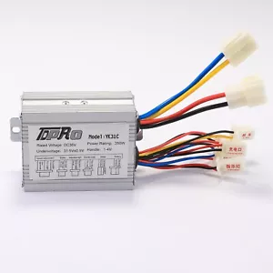 36V 350W Electric Brush DC Motor Speed Controller Box E-Bike Mini Motor Scooter - Picture 1 of 4