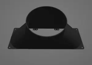 Jasminer X16-P Triple 120mm to 10” Inch Fan Shroud Silencer Cooling Crypto ASIC - Picture 1 of 4