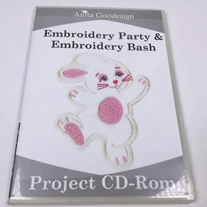CD-ROM Party & Bash - Anita Goodesign acolchado bordado diseños CD-ROM - Imagen 1 de 4