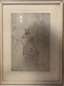 Kaltnadelradierung HR 1956 Geburt Jesu - Bild 1 von 8