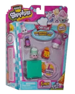 Shopkins Seasson 6 Chef Club 5 pc set #2 - Picture 1 of 1