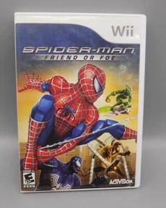 Wii Spiderman Friend or Foe Complete Tested Works Nintendo Disc Case Manual  - Picture 1 of 5
