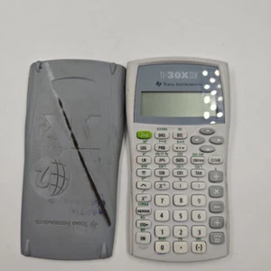 Texas Instruments Calculator - Working, Used, Damaged Cover - Picture 1 of 6