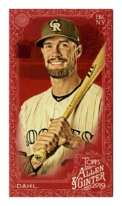 2019 ALLEN & GINTER X DAVID DAHL RED MINI 4/5 COLORADO ROCKIES #259 - Picture 1 of 2