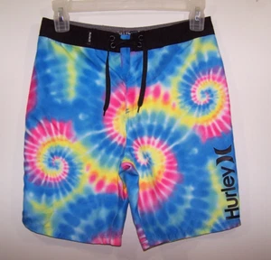 Hurley Tie Dye Board Shorts - Boy's Size 12/26 - Picture 1 of 3