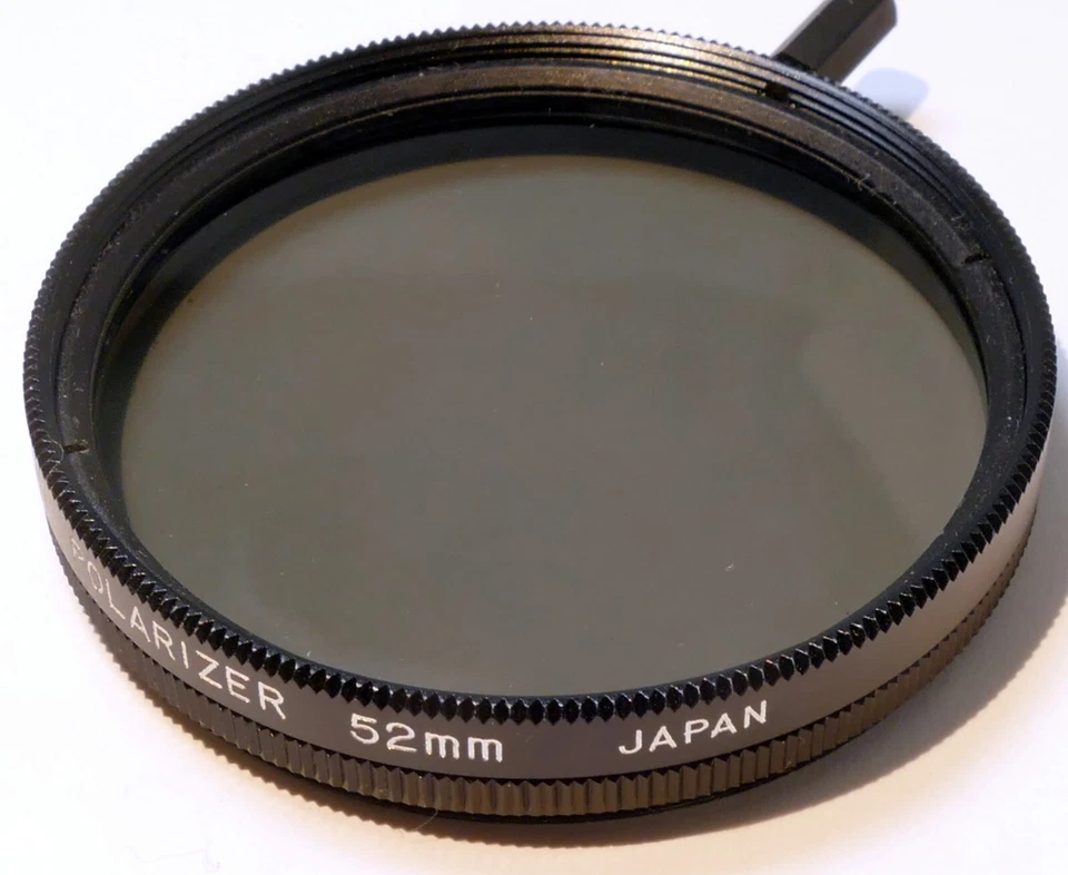Canon 52mm Filter Linear Polarizer PL genuine vintage for 50mm f1.8 nFD - EOM - Image 1 of 4