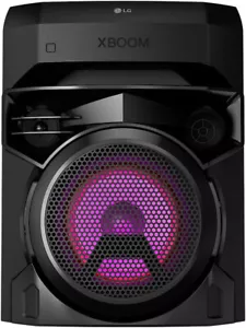 LG XBOOM RNC2 BLUETOOTH MEGASOUND PARTY SPEAKER LED LIGHTS USB MICROPHONE BLACK - Picture 1 of 5