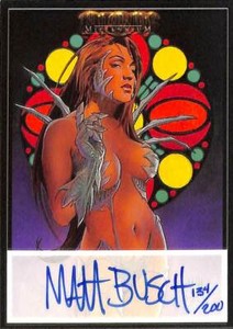Witchbade Millennium Matt Busch Autograph Card Dynamic Forces /200