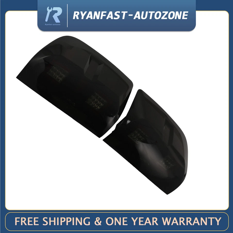 Tail Lights Black Smoked Full LED For 07-14 Chevy Silverado 1500 2500HD 3500HD  - Image 1 of 4