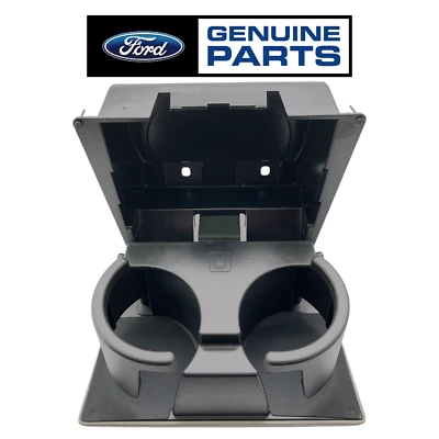 Porta-copo painel para 2008-2016 Ford F250 F350 F450 Super Duty cinza pedra fabricante de equipamento original - Imagem 1 de 4