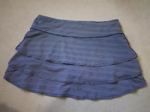 Gonna corta donna Athleta blu navy taglia L ottima - Foto 1 di 6