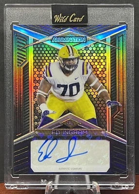 2022 Wild Card Alumination Ed Ingram RC Auto /50 Houston Texans #AB-28 - Image 1 of 2