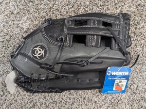 BRAND NEW Worth Mutant Baseball Softball Glove 14" RHT Model MUT140 Black Gray - Picture 1 of 8