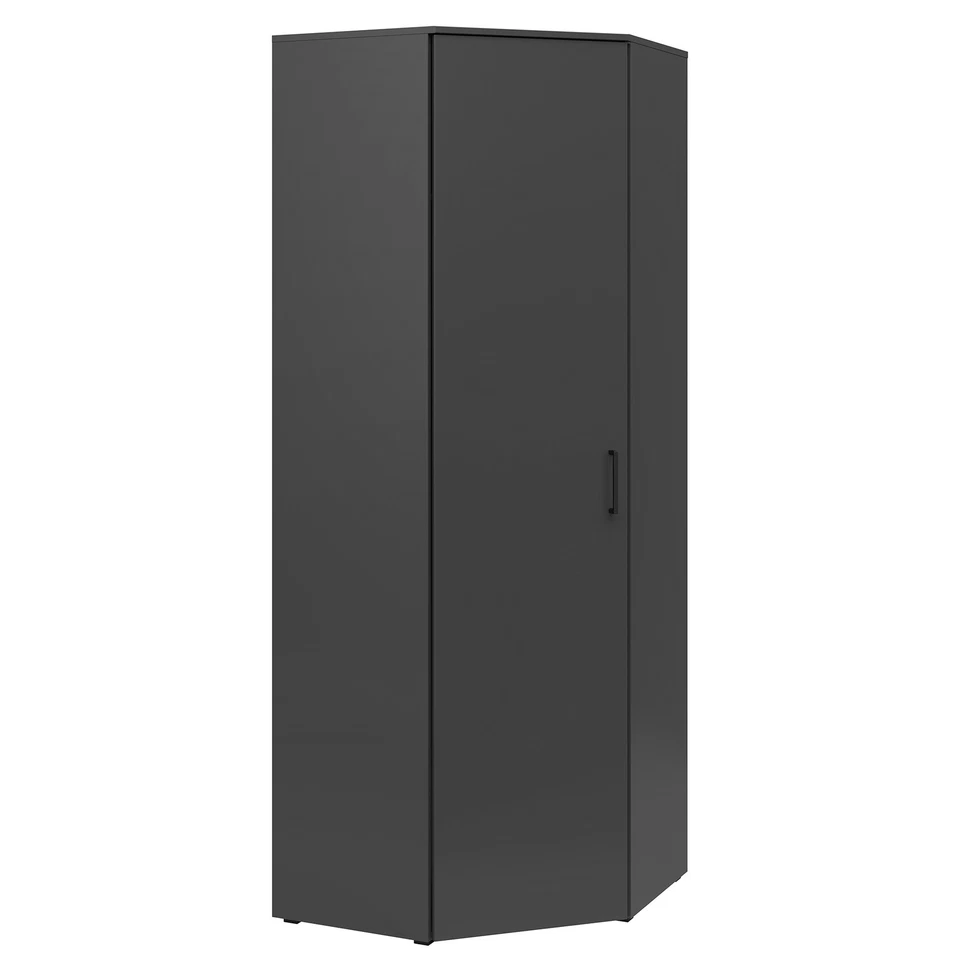 WIMEX Clack Eckschrank - Alpinweiß Hochglanz (243511)