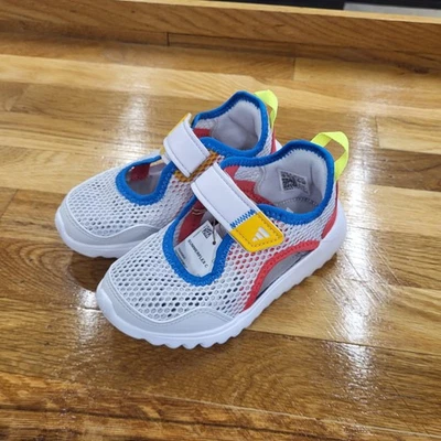 Adidas Kids’ SummerFlex C Sandals Shoes Size 12K Multicolor Hook & Loop Closure  - Image 1 of 4