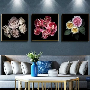 Romantic White Bud Flower Art Canvas Print Poster Picture Wall Home Decor - Picture 1 of 20