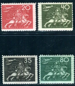 SWEDEN 1924 162,165-166,170 ** MNH FLAWLESS 230€(C2003 - Picture 1 of 2