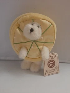 Boyds Bears Plush Pucker Peeker Yellow Lemon Bear - Picture 1 of 6